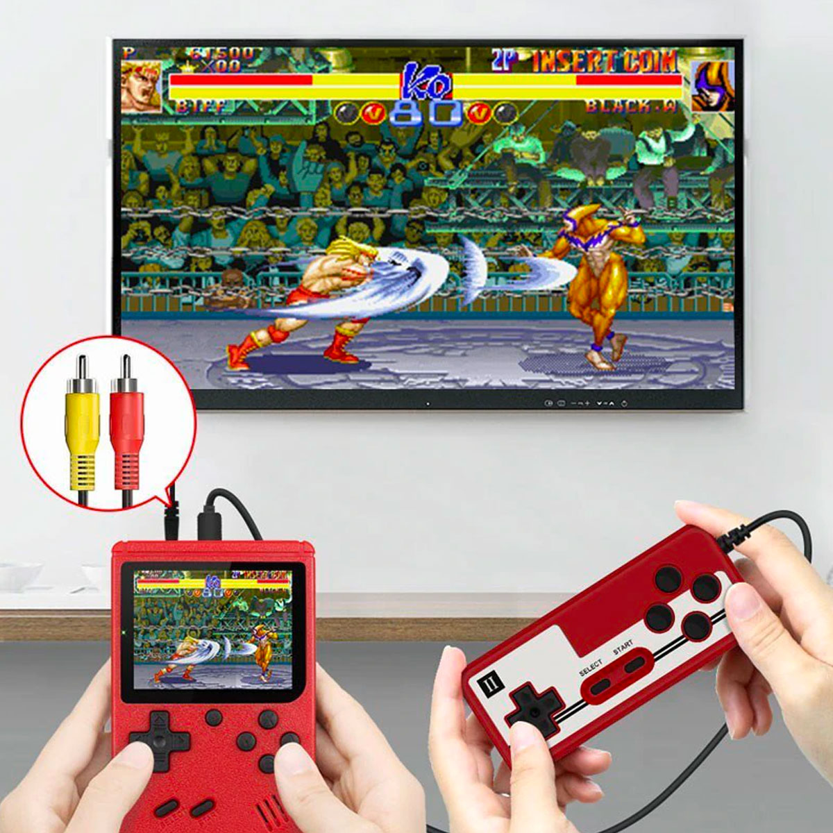 NostalgiaGo™ Retro Console 400-in-1 – Koe lapsuuden nostalgia uudelleen! 🎮