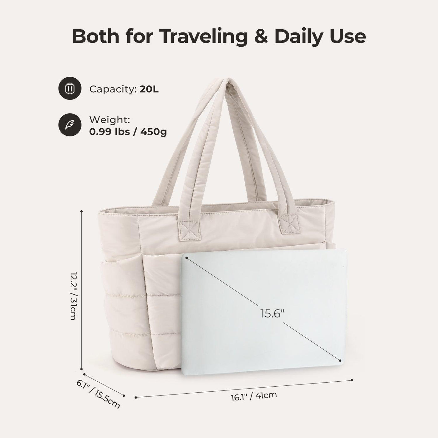 Emma™ | Virallinen Comfy Puffer Bag