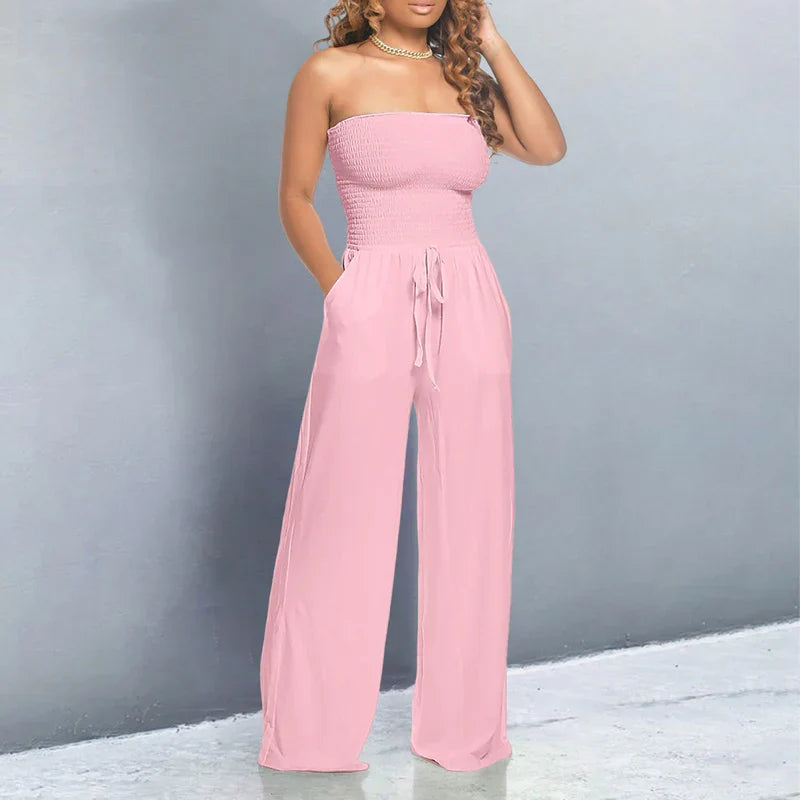 Lisa™ | Trendy Off-Shoulder Jumpsuit