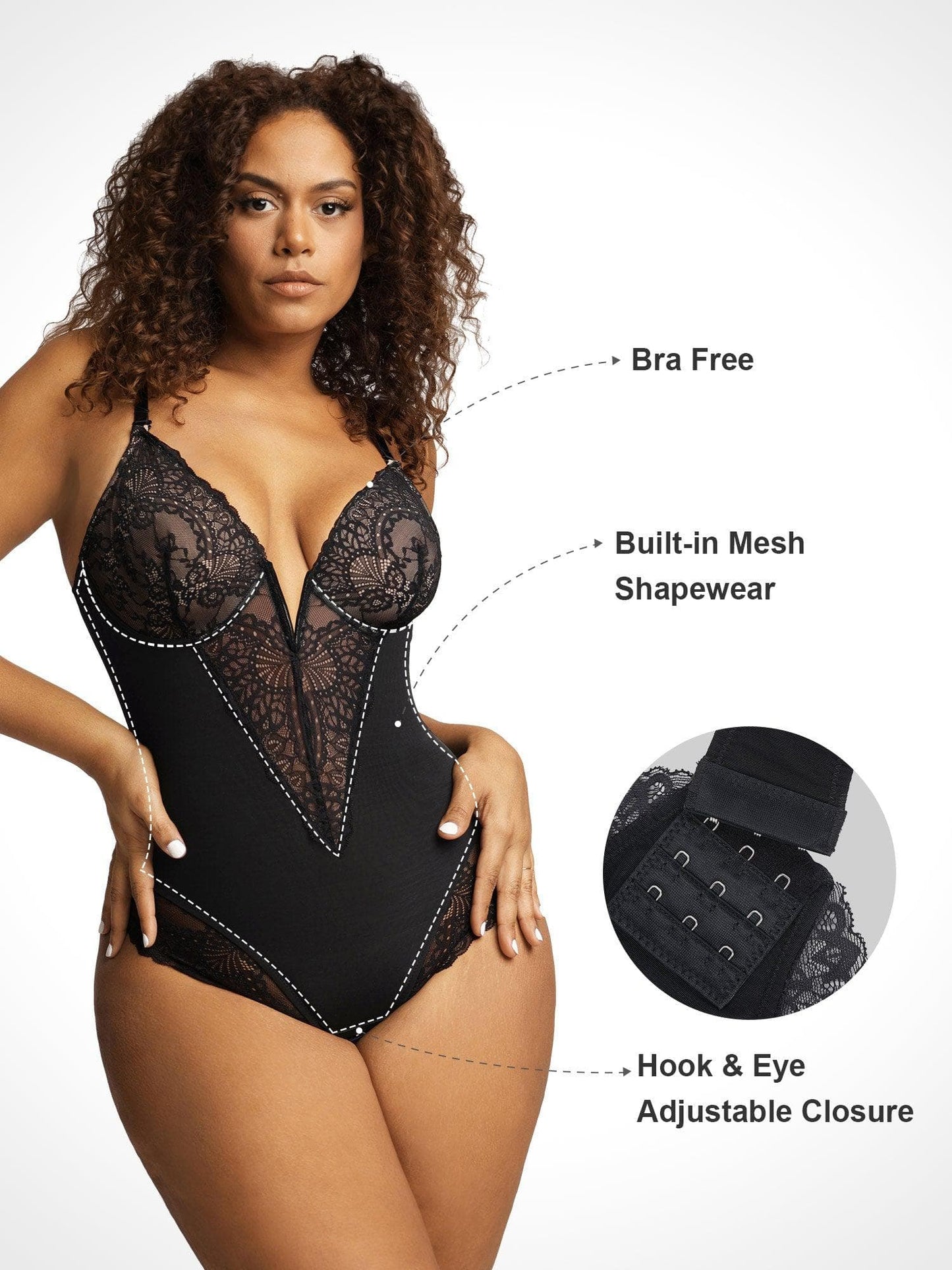 Shapewear™ v-pääntie body