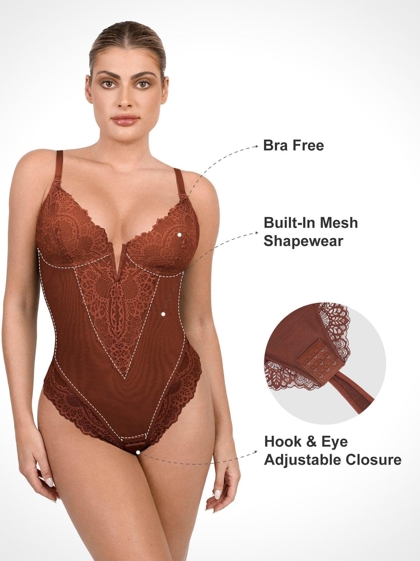 Shapewear™ v-pääntie body